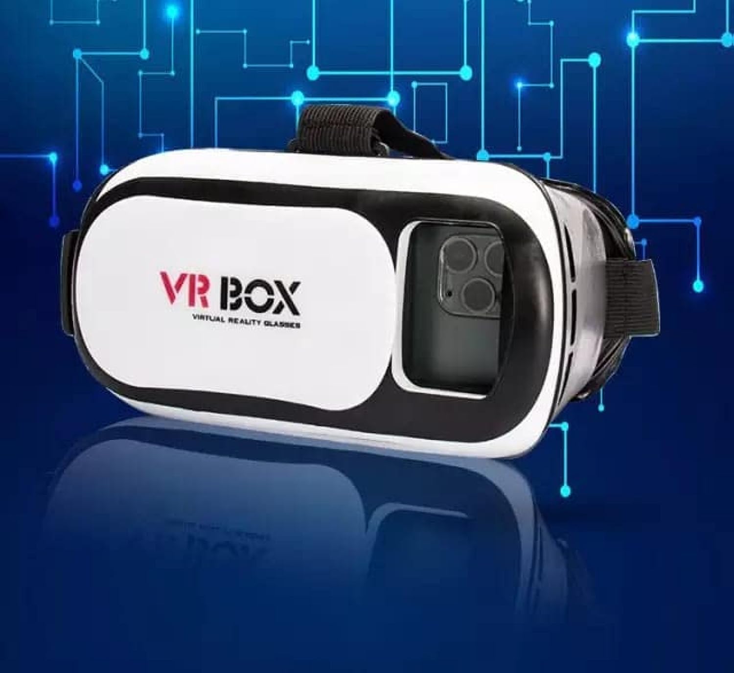 UNINE VR Virtual Headset | VR Set Box 3D Glasses for All Mobiles | 40mm ...