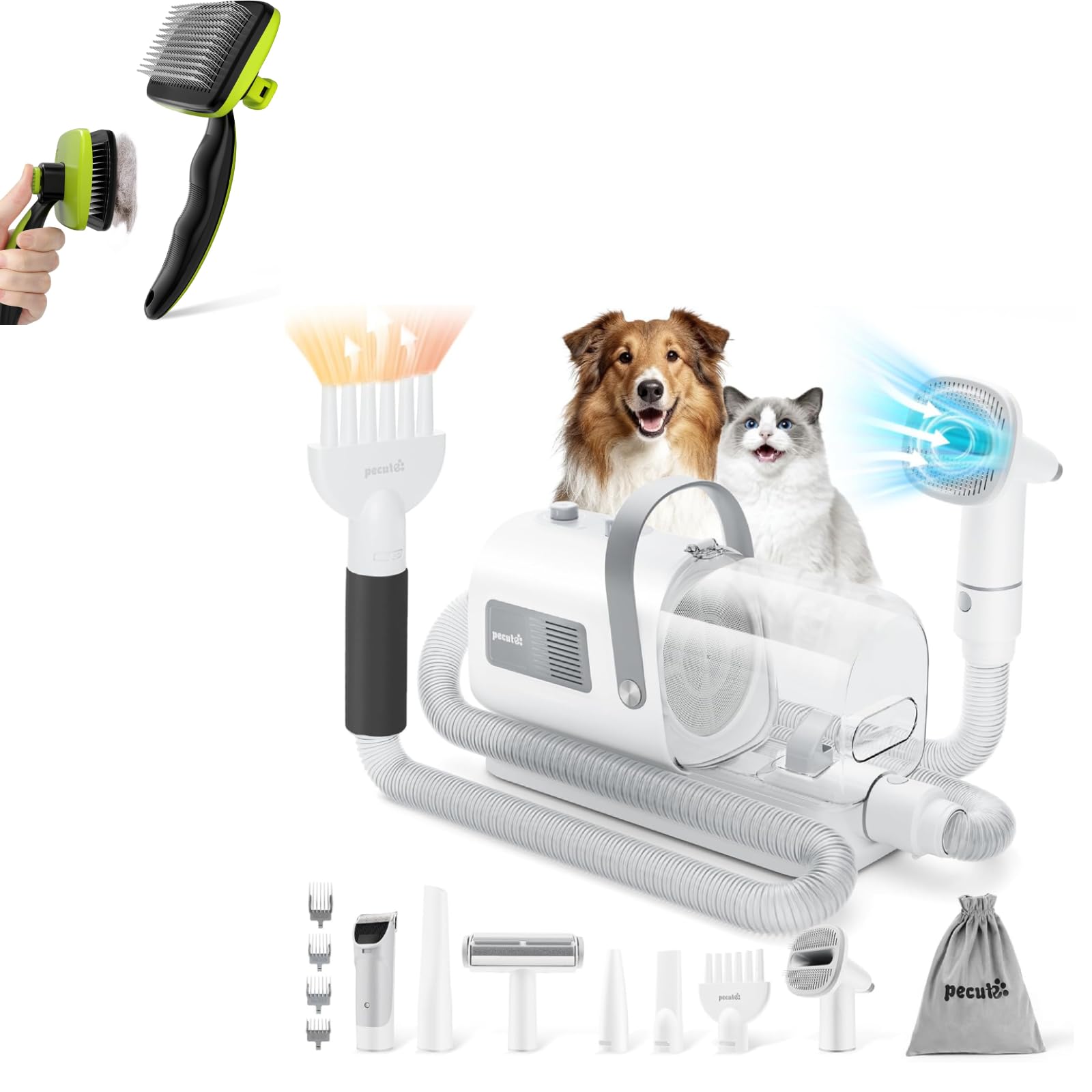 Pet Supplies Bundle Pet Grooming Brush Dog grooming vacuum dryer