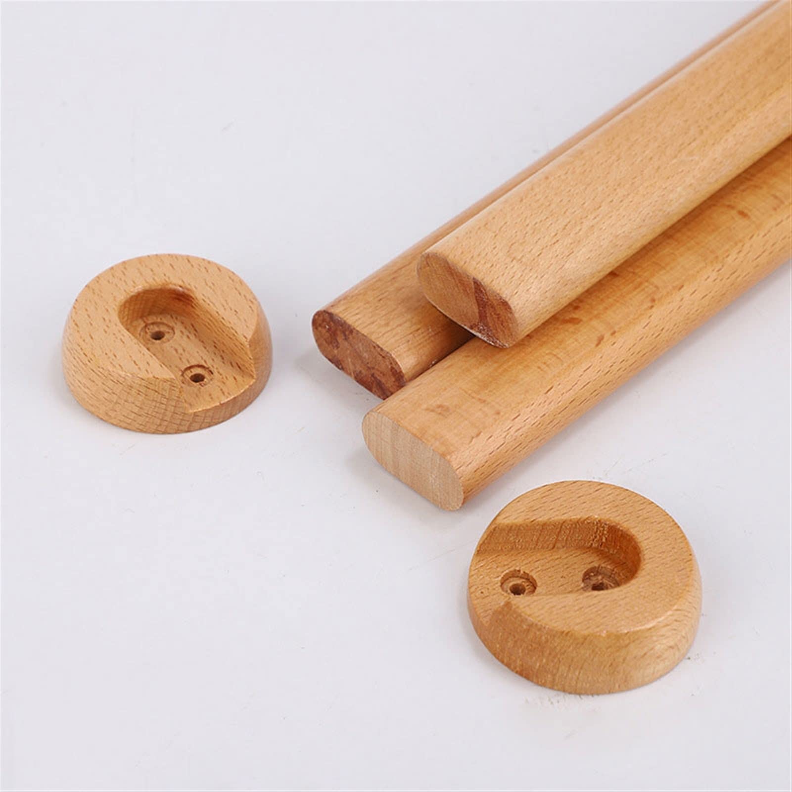 Kleiderstange Aus Massivholz - Verstellbar 40-120cm Für Schrank