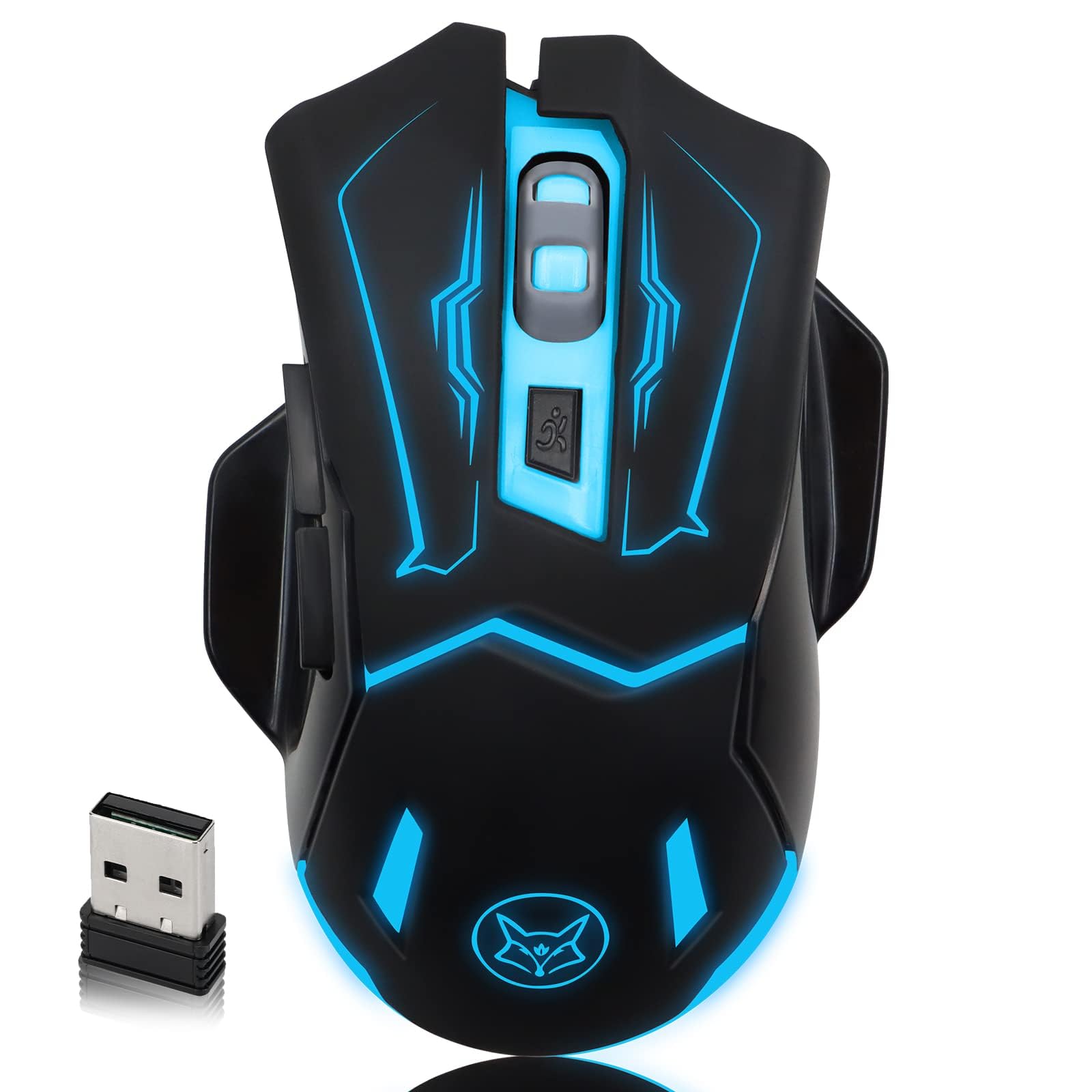 Photo 1 of VEGCOO Wireless Gaming Mouse, Silent Click Wireless Rechargeable Mice