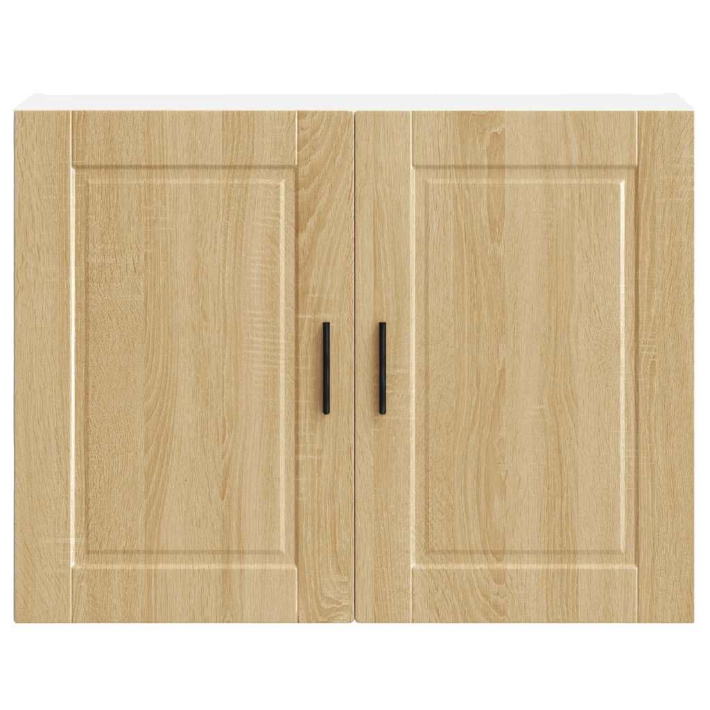 Porto Sonoma - Armadietto da cucina in legno di quercia 80 x 31 x 60 cm, con ante da 75 kg, versatile per cucina, soggiorno e corridoio