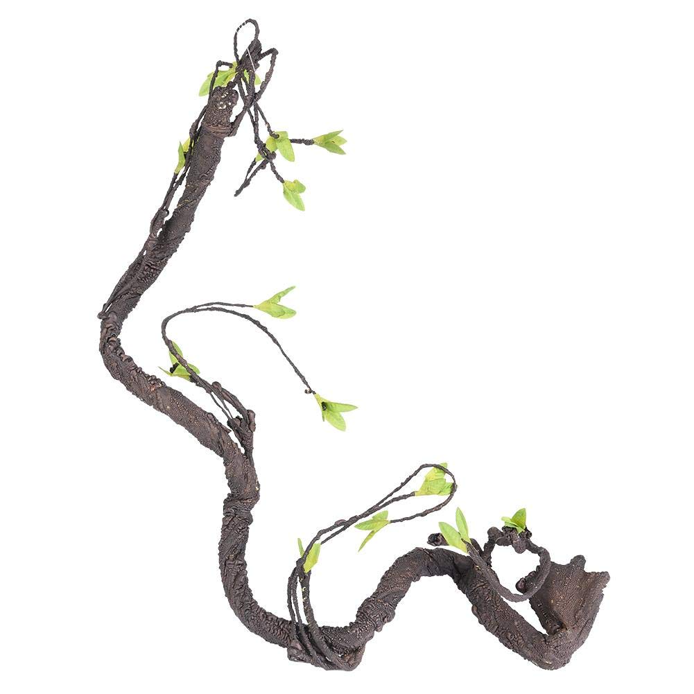 Reptilien künstliche Pflanzen flexibel biegbar künstliche Baum Rebe Dschungel Reben Terrarium Käfig Lebensraum Dekor für Eidechse Spinne Chamäleon Schlangen Gecko[S] Bäume