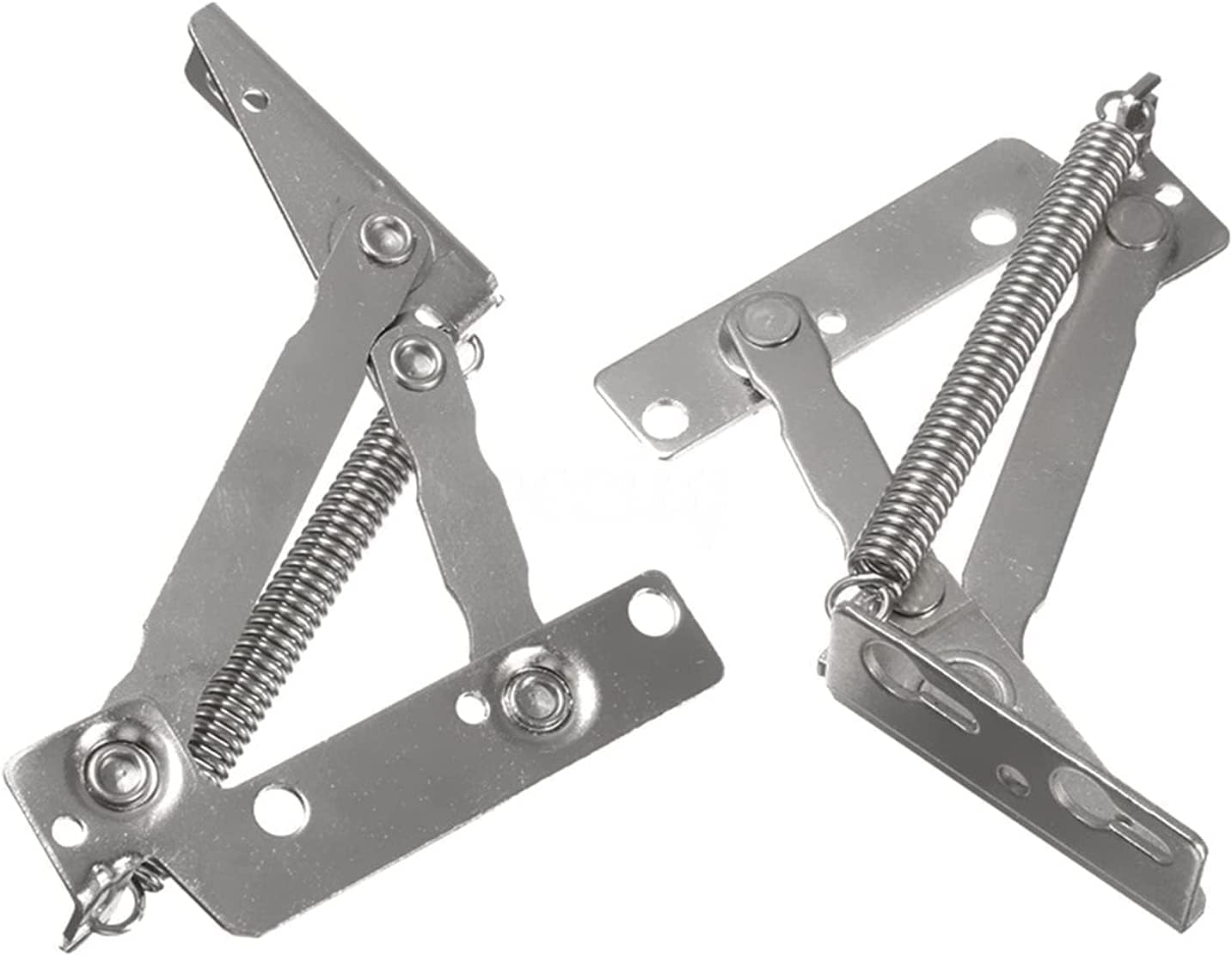 Bisagras Decorativas, bisagra de Rebote, bisagra de Puerta de Madera, 2 bisagras con Resorte de 80 Grados, Puerta de gabinete, elevación, Solapa, Soporte Superior, Armario, Cocina