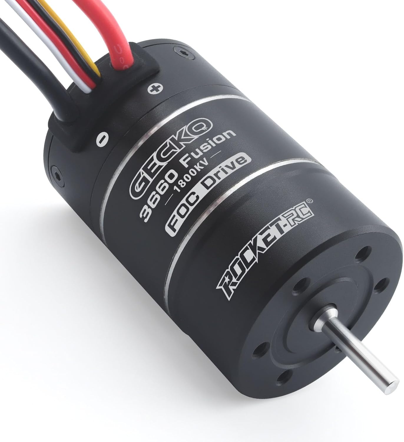 Surpass Hobby 3660 Brushless Motor Fusion Foc Drive System 2 in1 Rc Motor for 1/10th RC Rock Crawler Car (Fusion Motor 1800kv)