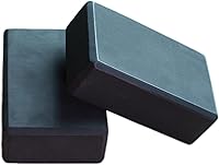 binstree High Density EVA Foam Yoga Blocks 2-Pack 9x6x3" - Lightweight Non-Slip Support for Yoga Pilates Meditation