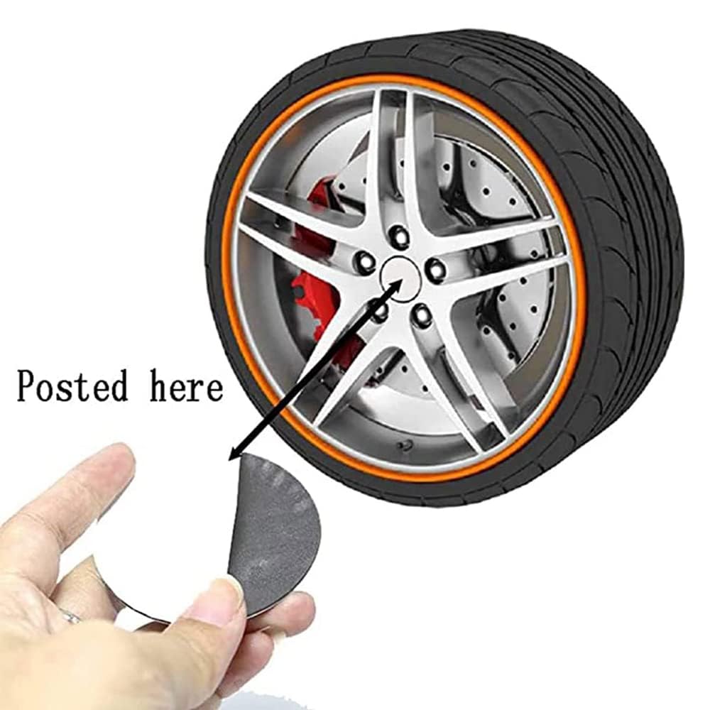 Autocollants Cache Moyeu Pour Peugeot 207 Berline (2008-2014) - Lot De 4, Diamètre 60 Mm - Protection Contre Poussière Et Rayures, Style Tuning