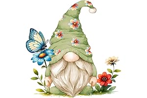 Gnome Stamped Cross Stitch Kit for Beginners