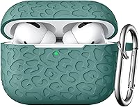 Vista 11 de Funda con Grabado de Leopardo para Estuche de AirPods 4 2024, Funda Protectora de Silicona Suave Compatible con Estuche de Apple AirPods de 4ª