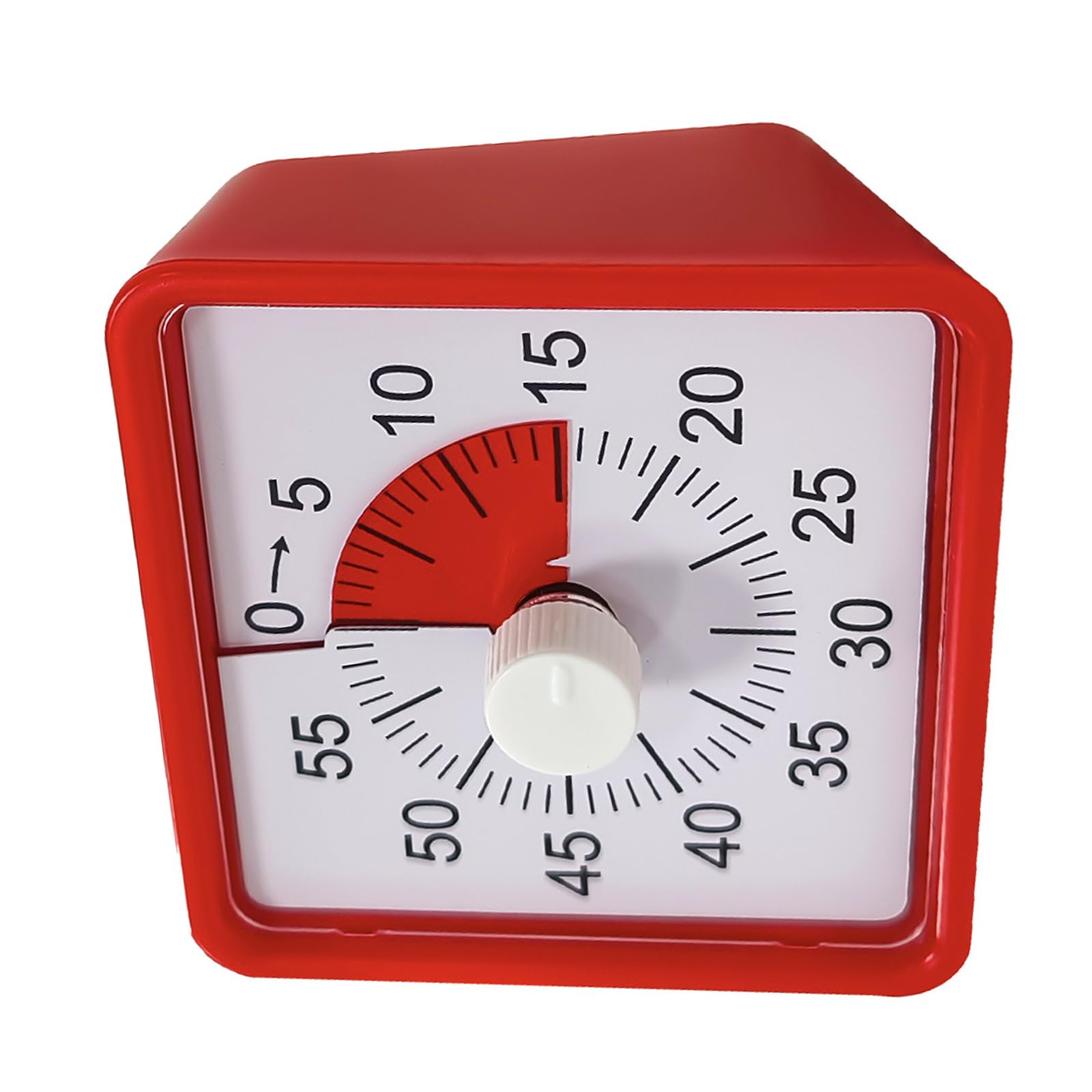 LUCKGONI Quiet Kitchens Timer with 60 Minutes Visual Countdowns Large Display for Cooking Study Sturdy ABS Portable Design