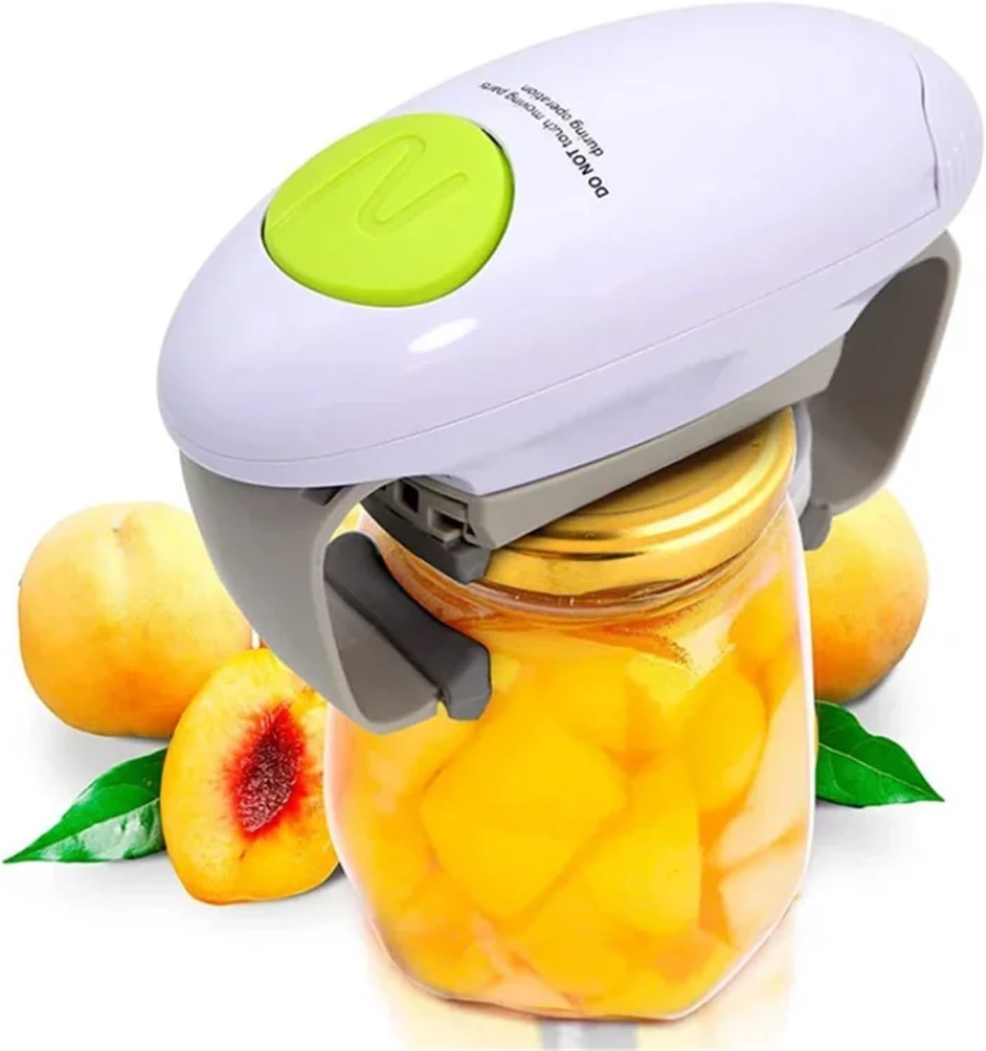 Electric Can Opener Smooth Edge Practical Automatic Jar Bottle Openers Double Ear Can Opener Kitchen Glass Can Opener