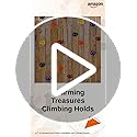 Image of Multisize Rock Climbing Holds Play Set For Kids, Adult Wall Climbing Stone For DIY Children Playground Wall /Wood Block (Pack of 12) ,10 Cm