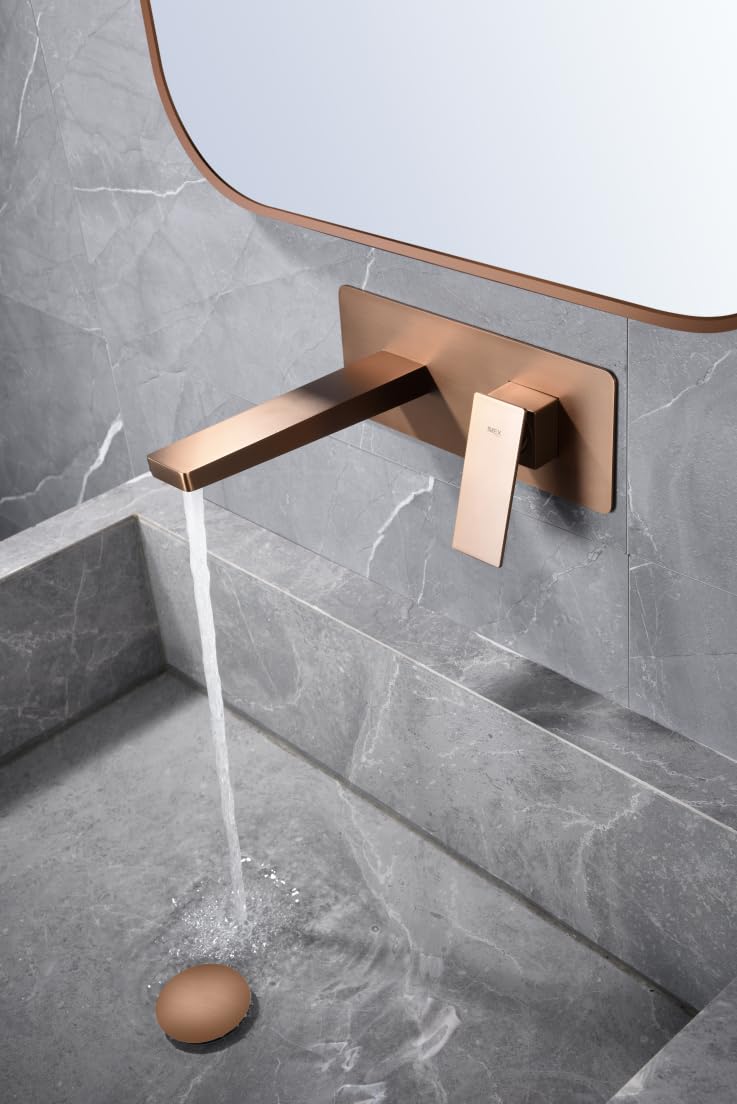 GLP048/ORC PISA Empotrado Lavabo Oro Rosa Cepillado