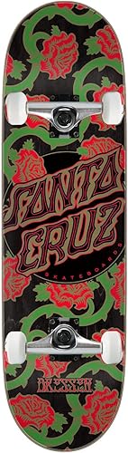 Santa Cruz - Conjunto de monopatín Dressen Roses Dot VX 8.8" x 31.95" Completo