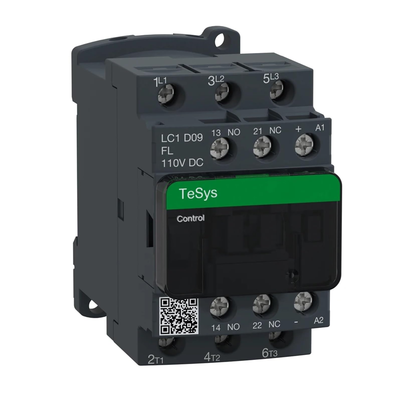 Contacteur LC1D09FL 9A 110V noir 3 NO pour stopper les pannes de circuit électrique - 4