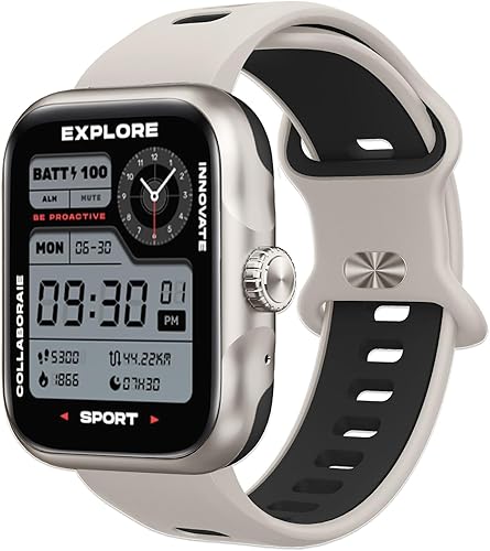Reloj inteligente para hombres y mujeres (GPS integrado), relojes inteligentes de llamadas Bluetooth, pantalla AMOLED rastreador de fitness con