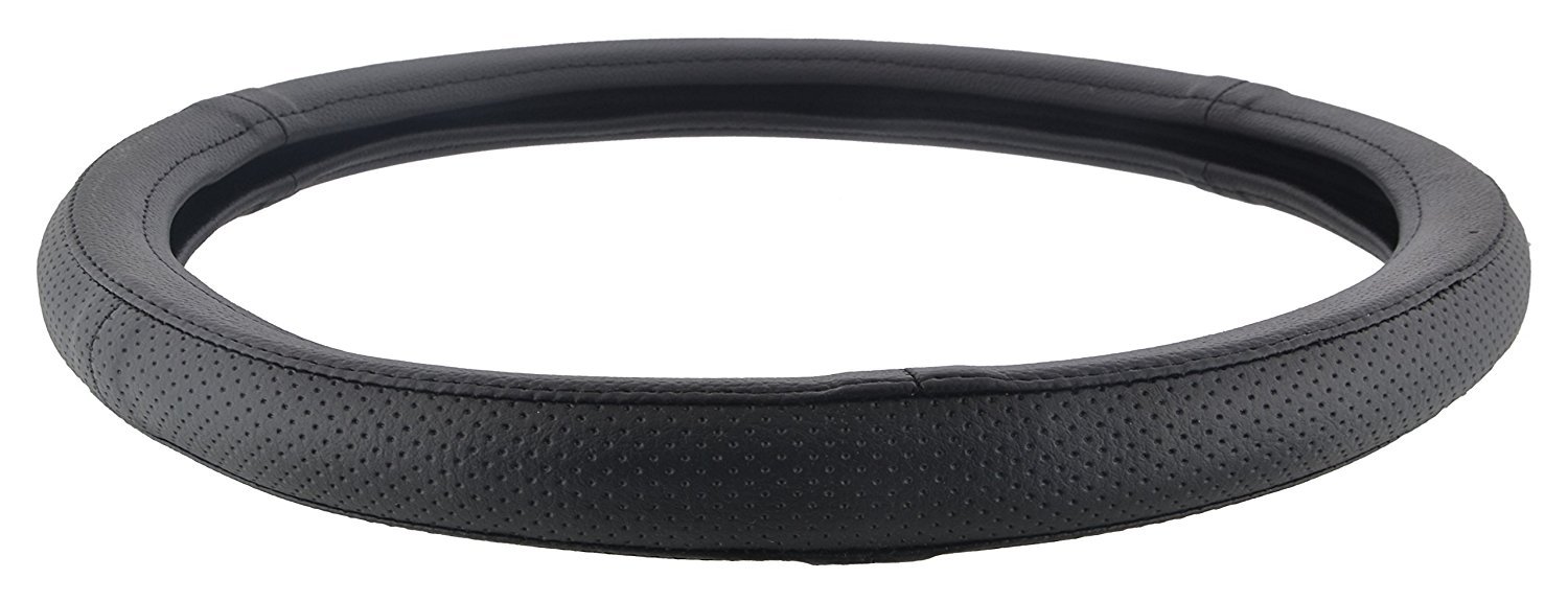 Hi Art ExtraGrip032 Black Car Steering Wheel Cover Compatible with Ford Figo [2015-2020]-image-33