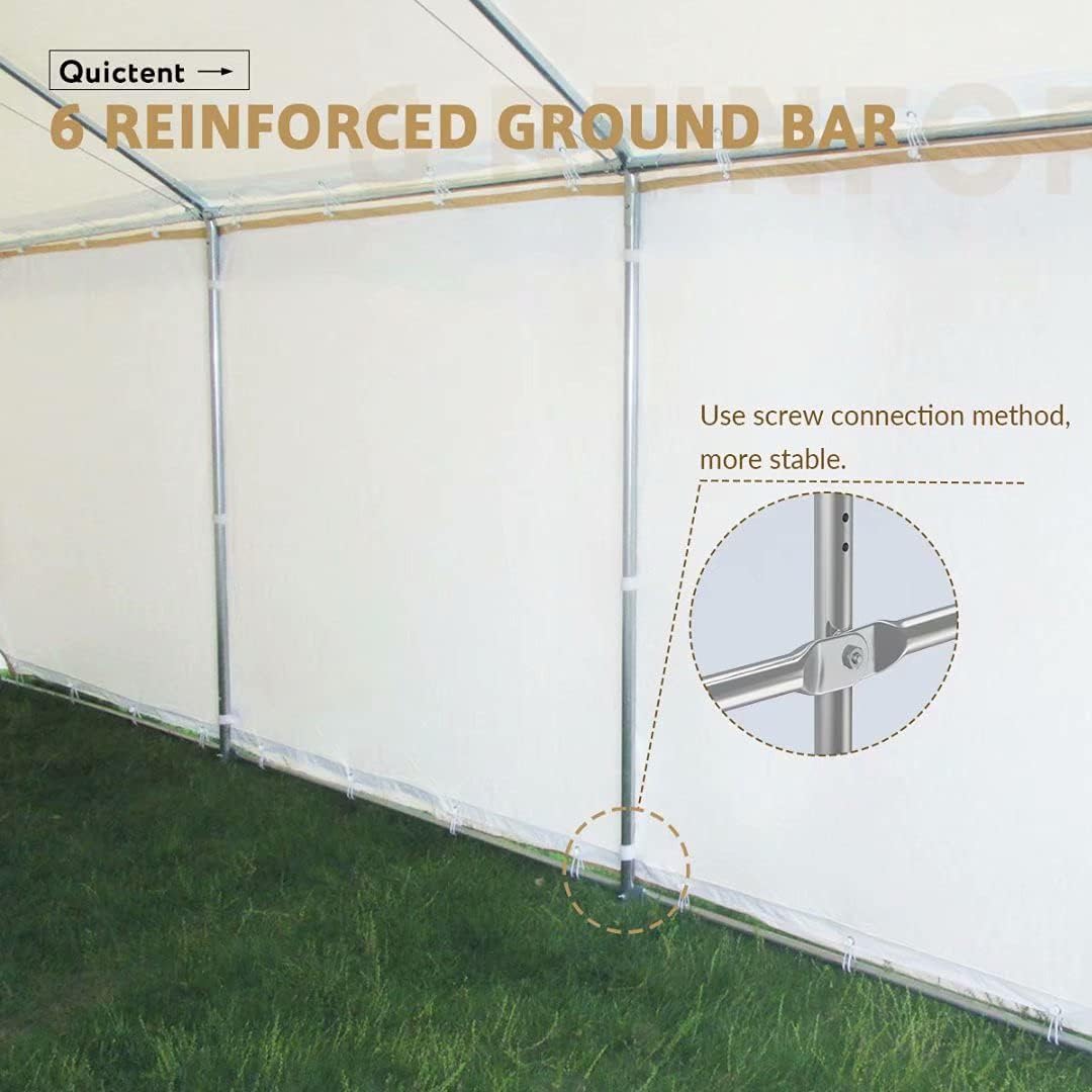 🔥 Cashback up to 70% Quictent 10’x20’ Carport Heavy Duty Car Canopy Galvanized Car Shelter with Reinforced Steel Cables and Ground Bars Limited Stock Quictent 10’x20’ Carport Heavy Duty Car Canopy Galvanized Car Shelter with Reinforced Steel Cables and Ground Bars