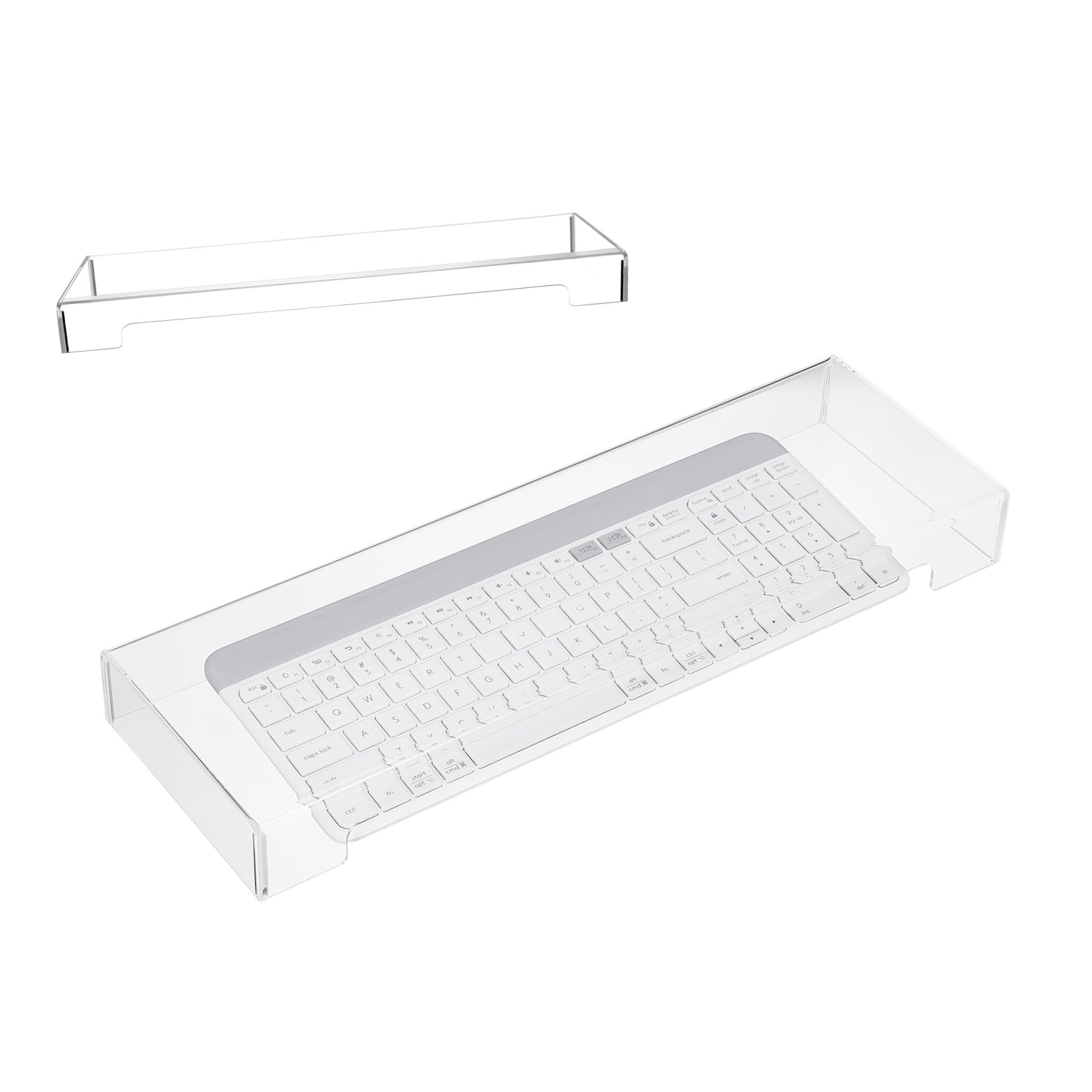 UKCOCO 4pezzi Copertura Acrilico Per Tastiera Protezione Antipolvere Facile Design Per Tastiere Scrivania