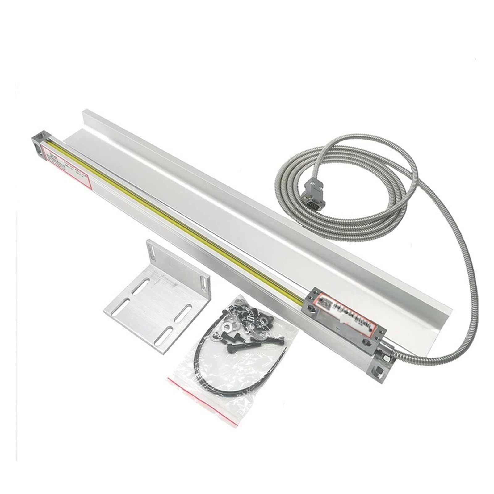 Wysoka precyzja odczytu cyfrowego liniału 5um dla enkodera DRO, kratki optycznej, linijki, tokarki CNC, frezarki do frezarek(800MM)
