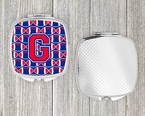 Espejo compacto cuadrado con diseño Letter G miniatura 4