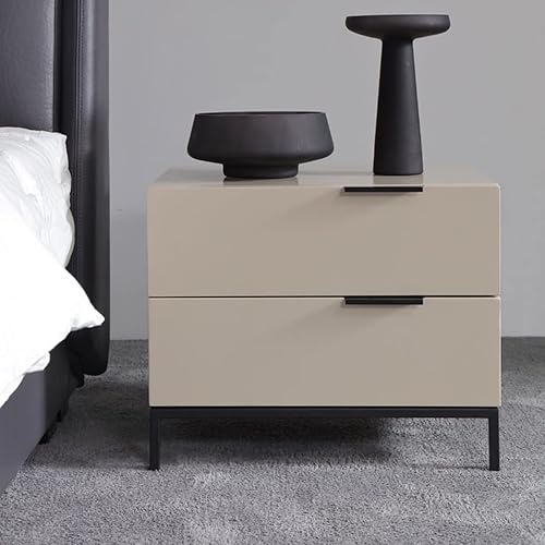 Miniatura 2 de NIZAME Armario de almacenamiento de suelo con 2 cajones de pie con pie de acero y asa para aparador para sala de estar dormitorio entrada pasillo