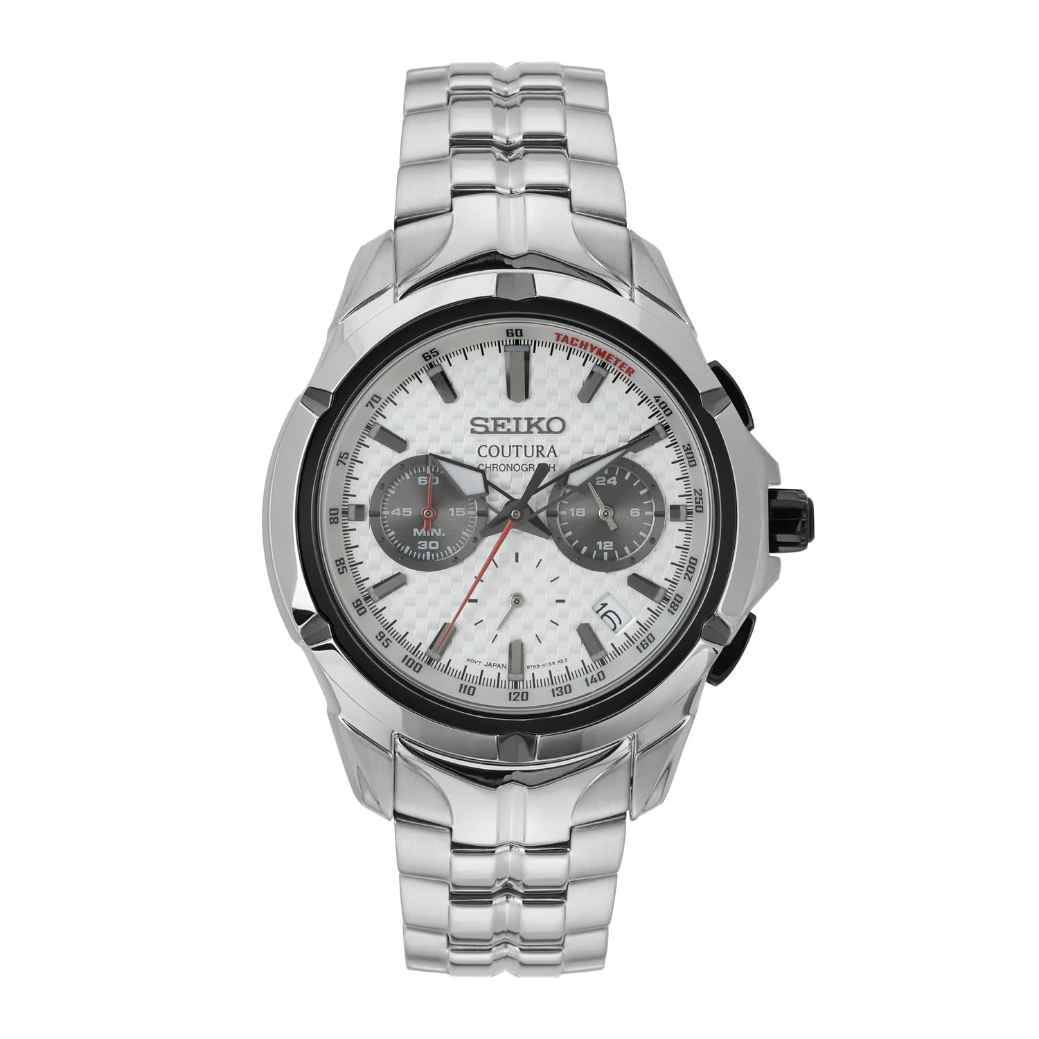 Seiko Stainless Steel Men Coutura Chronograph Watch Ssb433P9, Silver (B0CMH9KXMV) Amazon Price History, Amazon Price Tracker