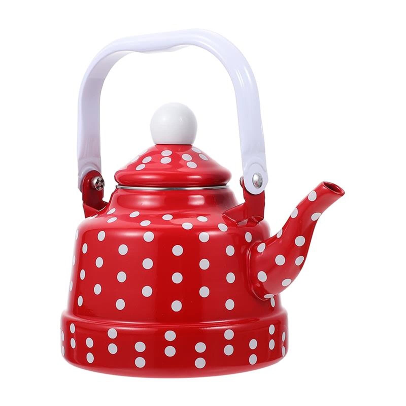 Tetera de Camping Tetera esmaltada Tetera de Agua hirviendo Tetera esmaltada Tetera para Servir té Tetera Vintage Tetera de Cocina