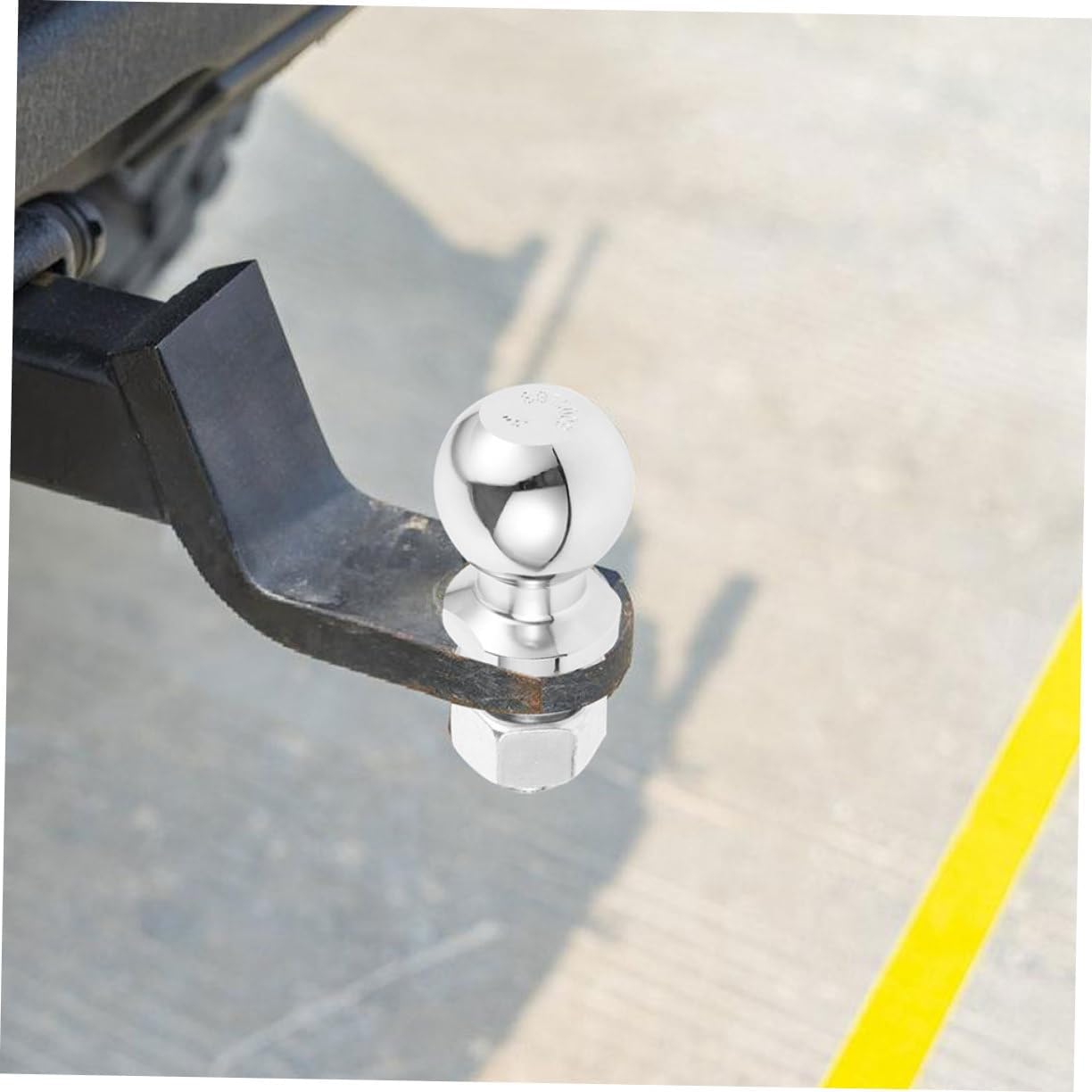 Ciieeo Trailer Hitch Ball Heavy Duty Trailer Coupling Part for Rv Tow Ball Fine Threads for Safe Towing