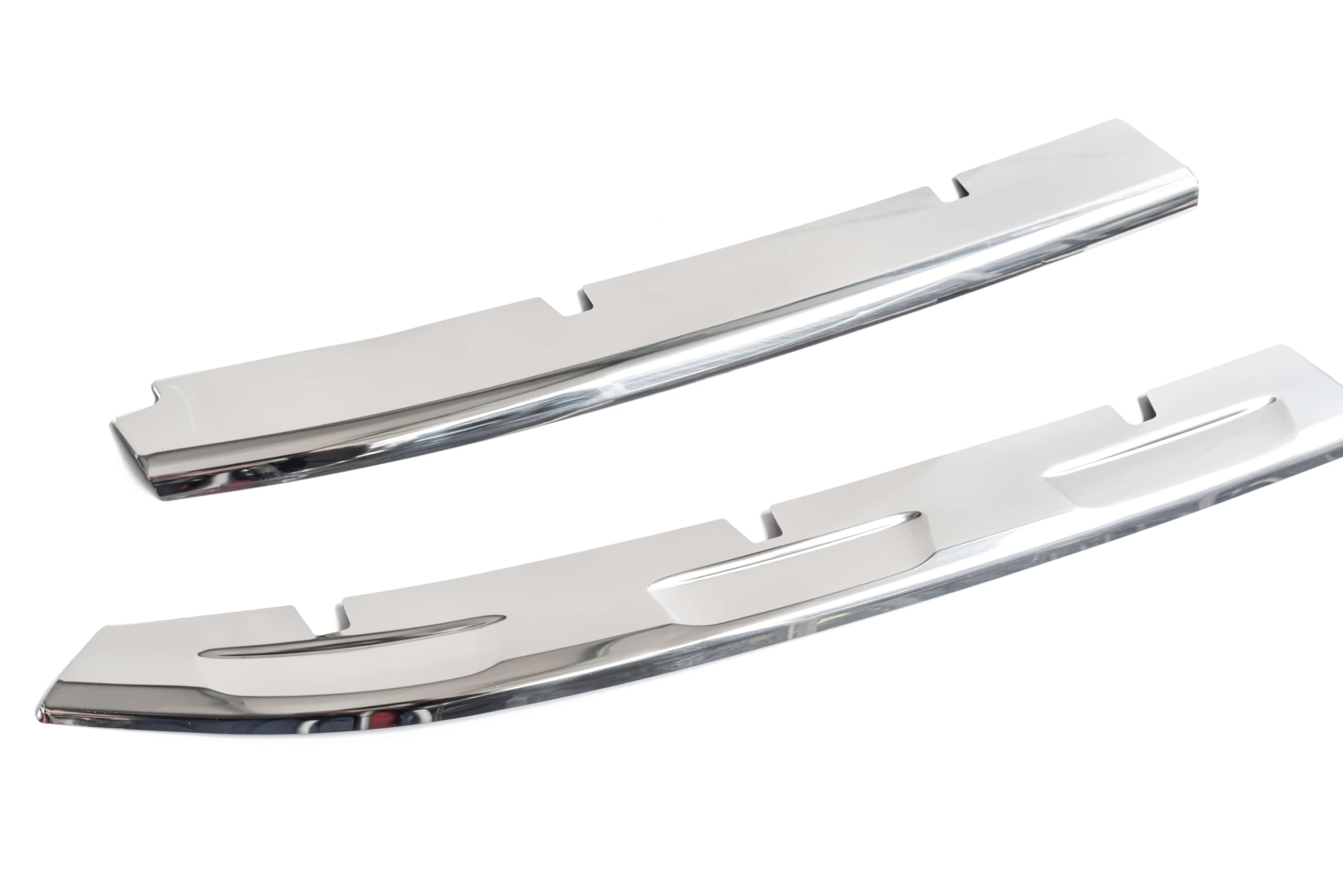 RECAMBO Edelstahl-Rahmen für Frontgrill - glänzende Chrom-Zierleiste zur optischen Veredelung - passgenaue Fahrzeugintegration - passend fürVW Tiguan II + Allspace Facelift | BJ ab 2020