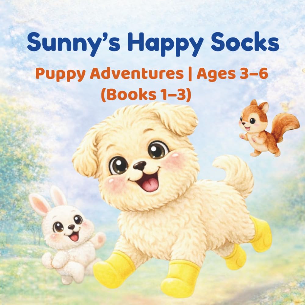 Sunny’s Happy Socks: Three Heartwarming Puppy Adventures