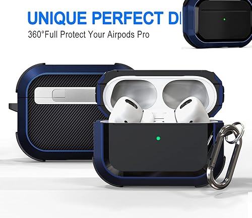 Miniatura 3 de Funda mejorada para Airpod Pro, a prueba de golpes, funda Cool Pro, diseñada para Apple AirPod Wireless Pro, fundas para hombres y mujeres, color