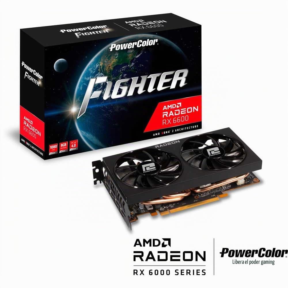 Powercolor RX 6600 8GB Fighter 8G minorista : Amazon.es: Informática