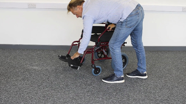Ugo Lite Aluminium Folding Transport Transit Wheelchair - Ultra Lightweight