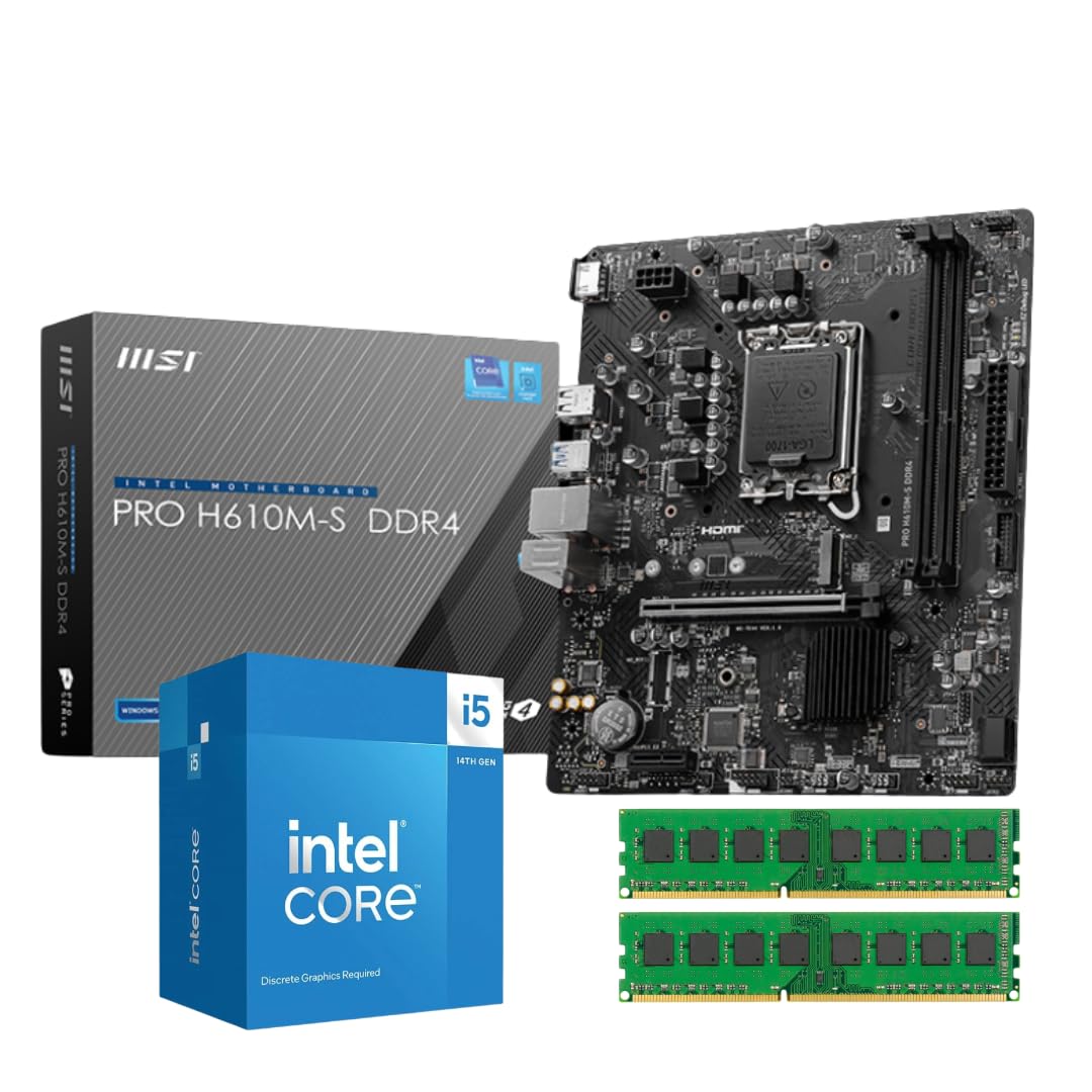 Kit Upgrade Intel I5 14400F 14Ger. H610 32GB DDR4 | Amazon.com.br