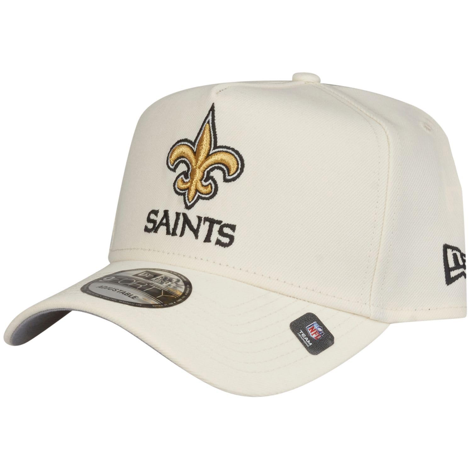 New Era 9Forty A-Frame Cap - New Orleans Saints Chrome White - One Size โ image 1
