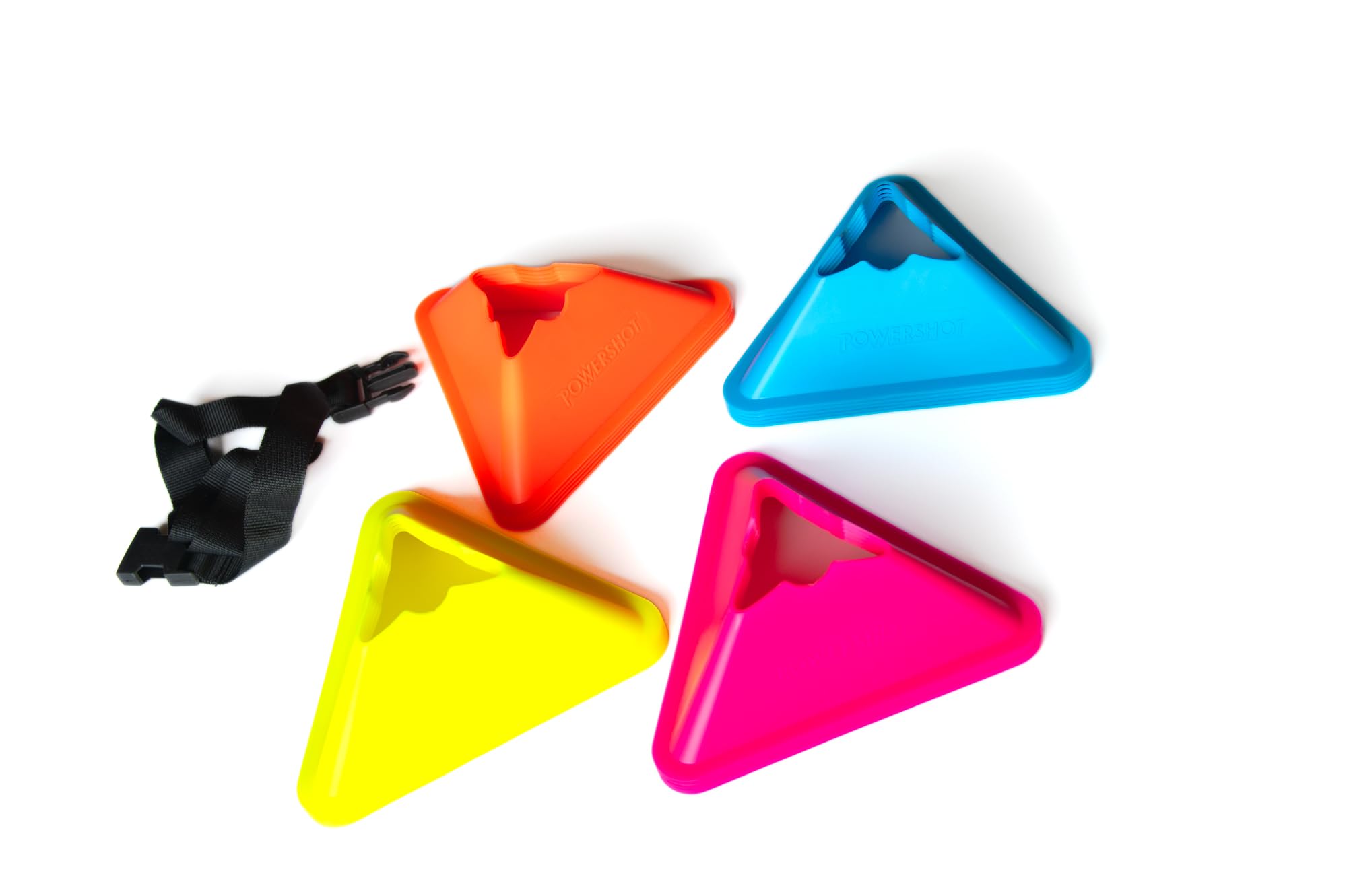 INOOMP 20 Plaques De Signalisation Triangulaires Pour Entraînement De Football – Accessoires Pratiques Et Colorés Pour Exercices D’agilité