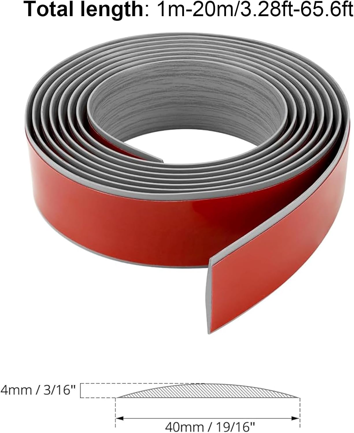 フラットディバイダーストリップ、PVCドアウェイエッジトリム、自己接着トランジションストリップ、ビニールフローリングトランジション、