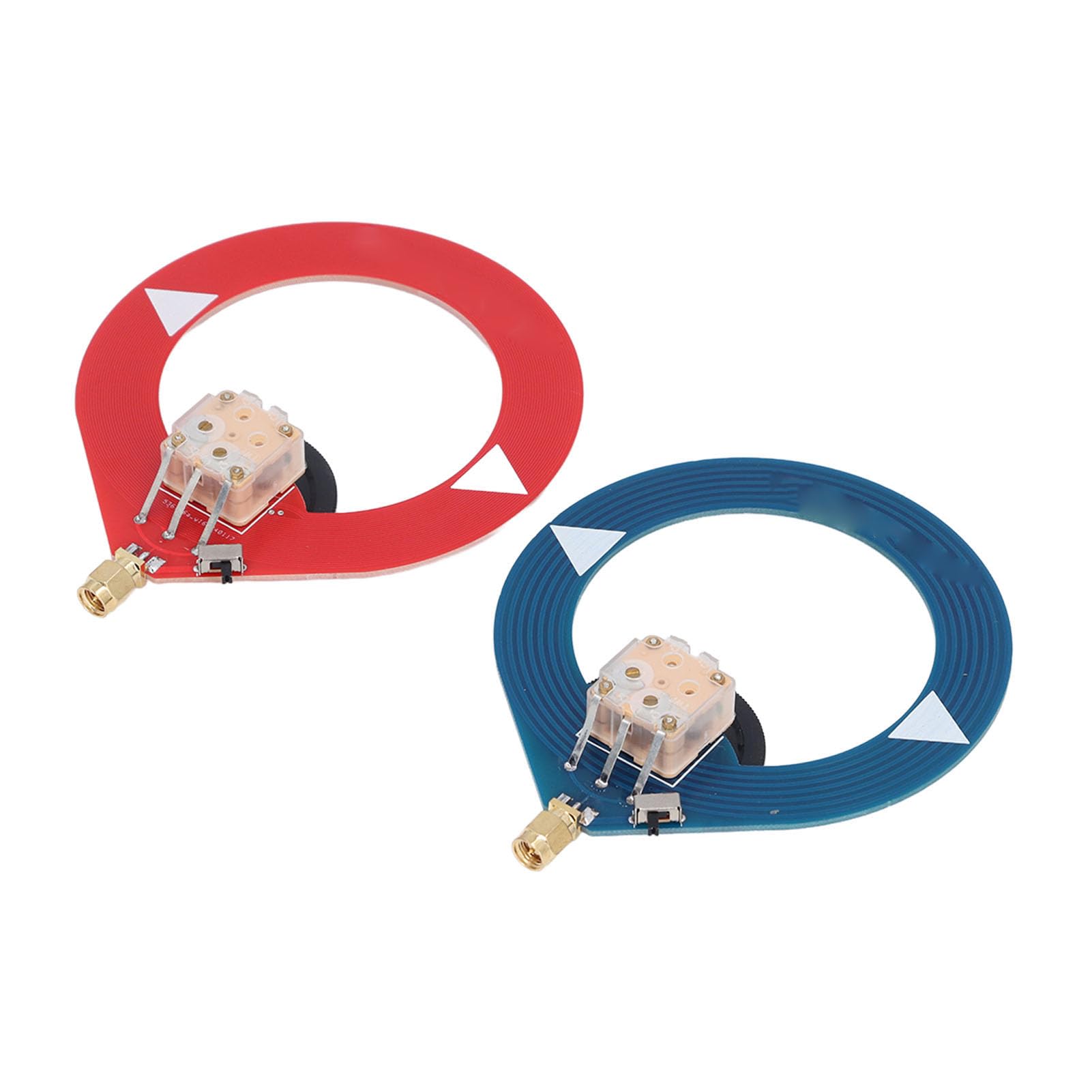 Portable Mini Loop Antenna for AM and SW Radio, PCB Material, 4MHz-24MHz and 500kHz-2000kHz Frequency Range, 2 Pack