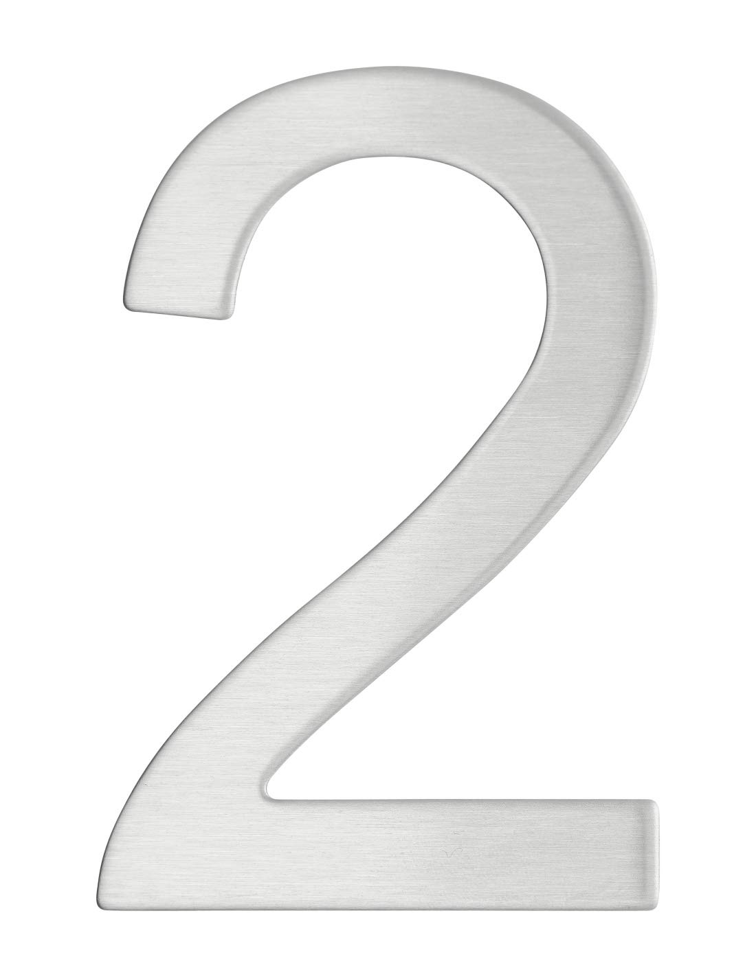 Thirard - number of 2, stainless steel, height 76 mm, self-adhesive