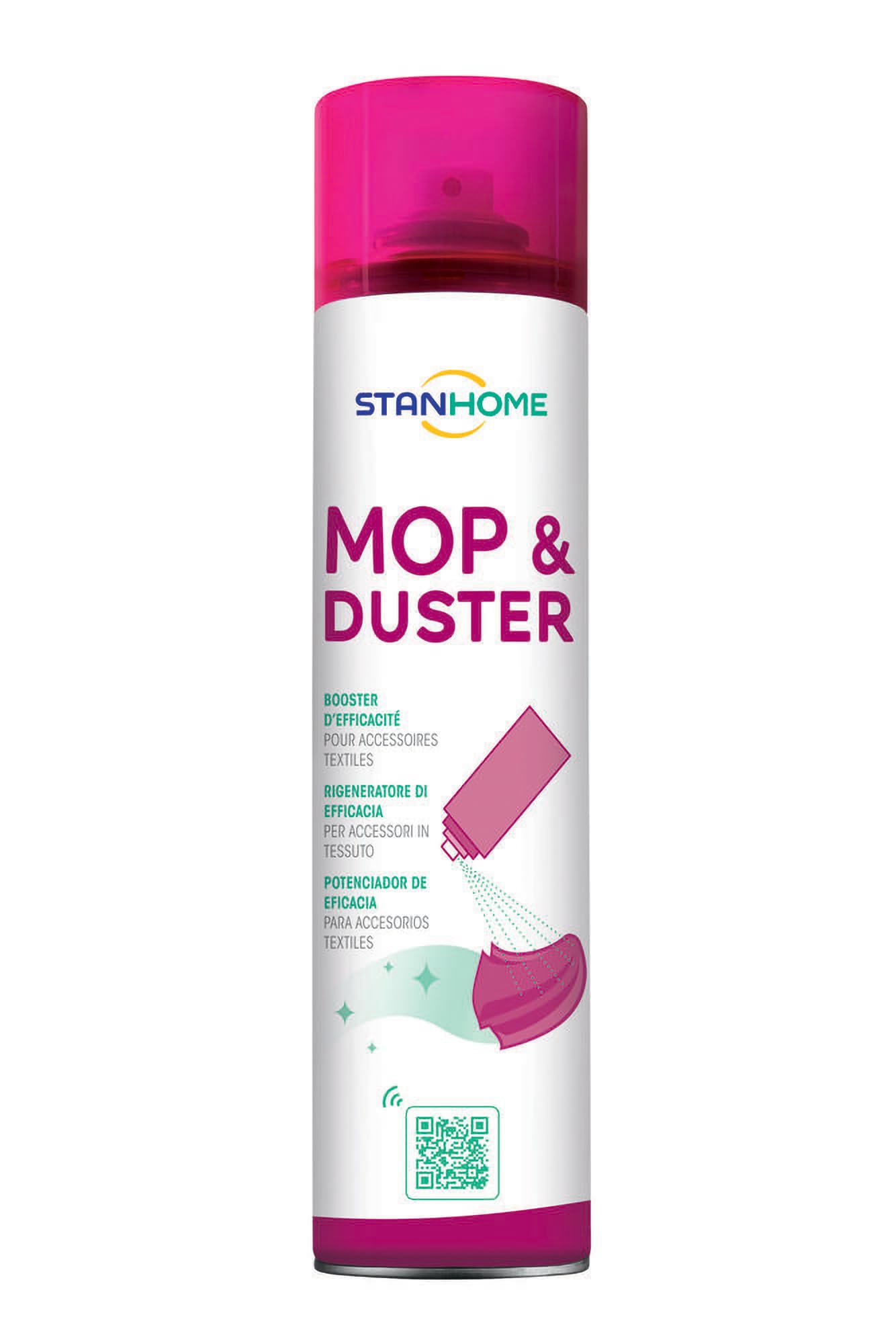 Stanhome Mop Duster Limpia polvo - Retrasa la acumulación de polvo, complemento potenciador para plumeros y mopas quitapolvo (400ml) (1)