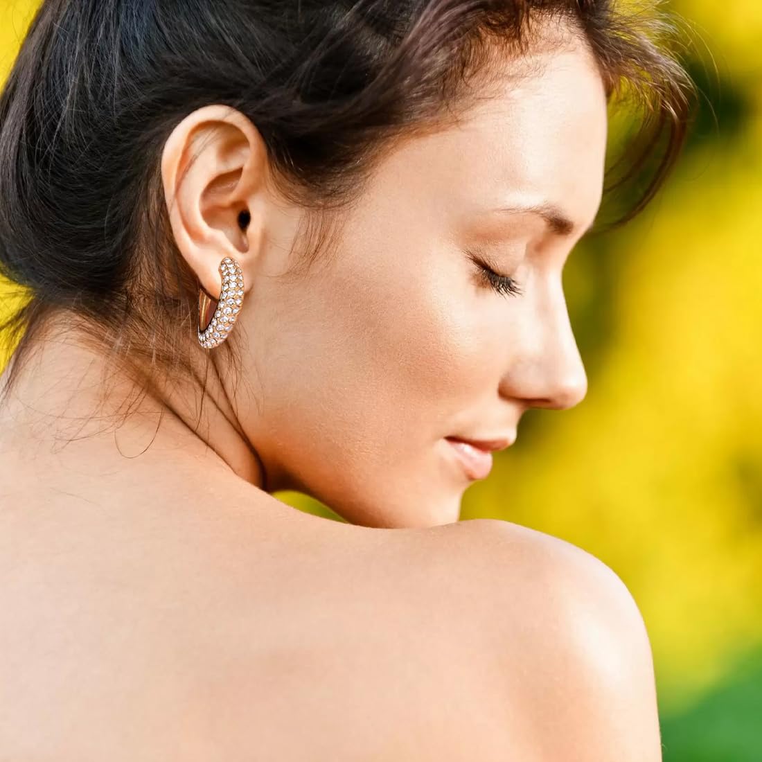 Orecchini A Clip Senza Foro – 3 Pezzi – Finti Piercing Oro Per Cartilagine – Anti-Allergici - 2
