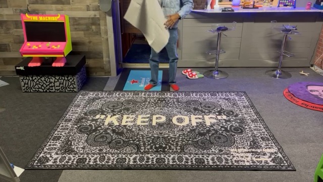 Tapete decorativo Keep Off cashew flower paisley 50 x 80 cm miniatura 7