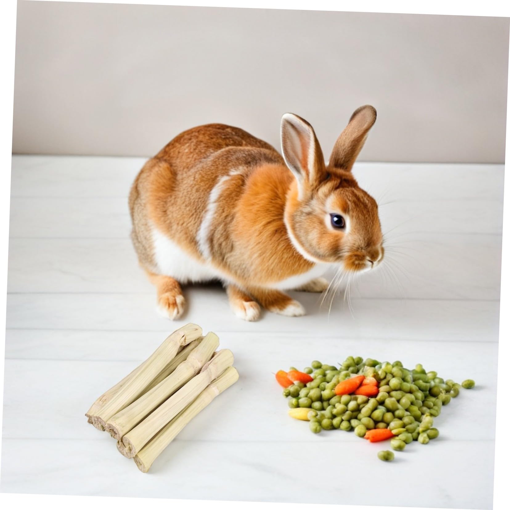 BESPORTBLE Varillas de Masticar para Conejos y Roedores de Juguetes para Chinchillas Hámsteres y Mascotas Pequeñas Alivian Aburrimiento y Promueven Salud Bucal