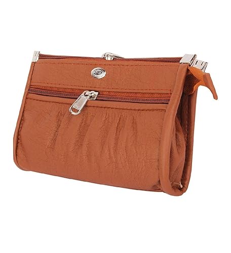 AWESOME FASHIONS Brown Synthetic Womens Wallet (AF099)