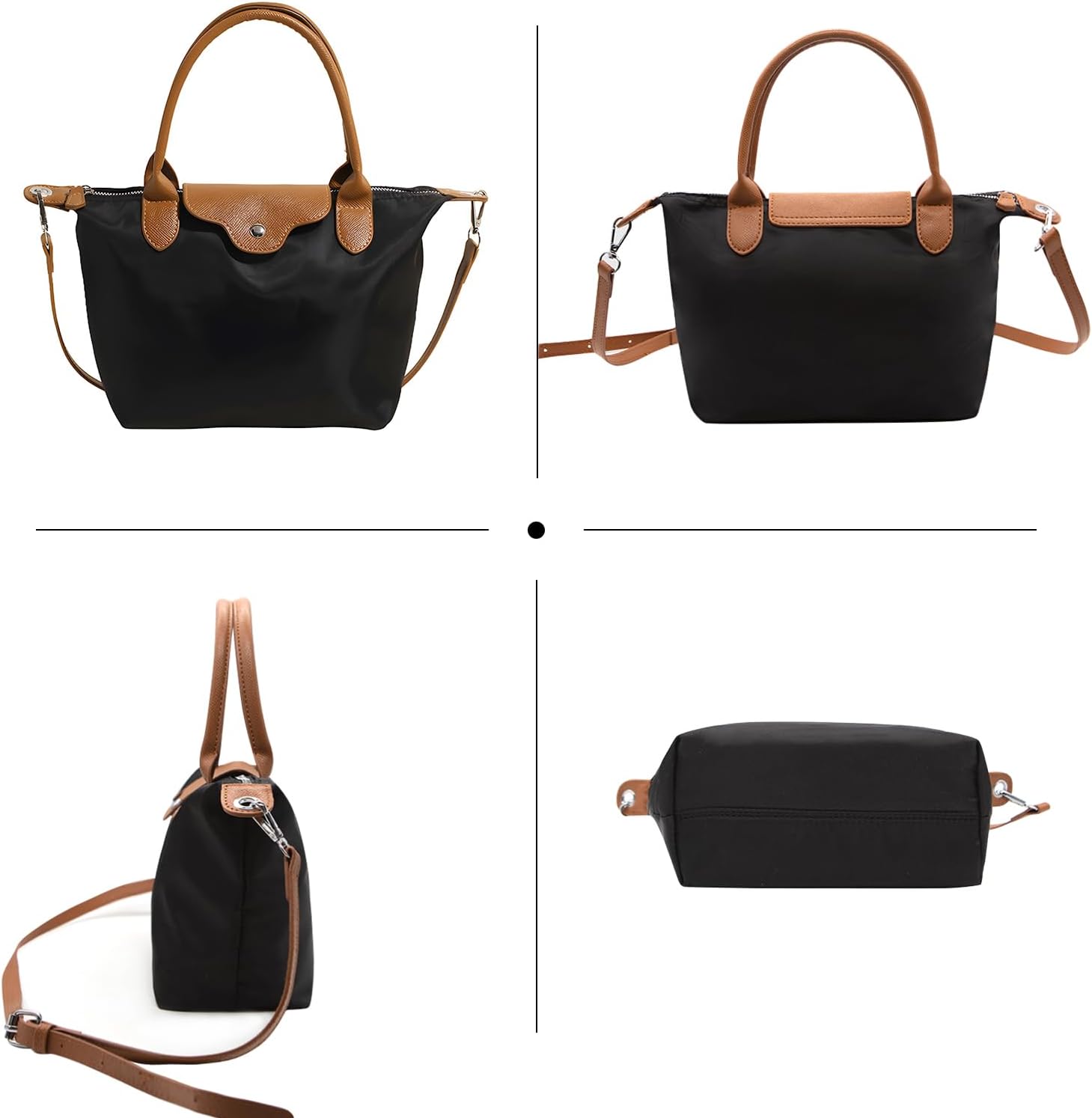 Long Keeper Mini Crossbody Bag for Women Casual Lightweight Small Nylon Tote Bag Ladies Shoulder Purses & Handbags With Strap - Image 7