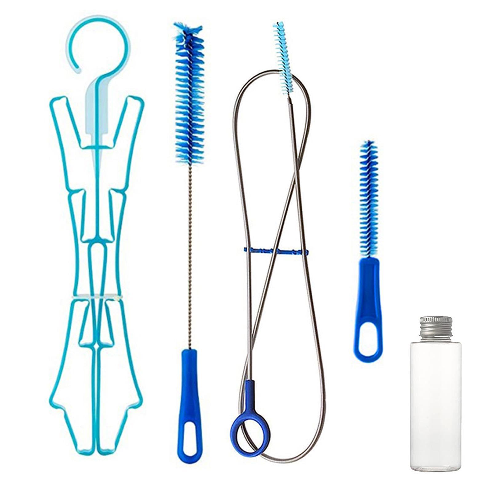 Kit di pulizia per sacca idrica universale, 4 in 1, set di spazzole per la pulizia del tubo della vescica, kit di pulizia multifunzione per serbatoio d'acqua universale, 1 set. , Refer to