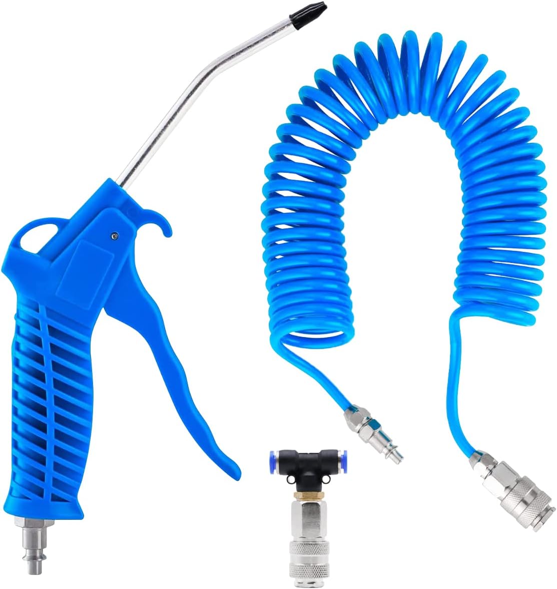 VicBou Truck Air Duster Gun with 5 Metre Recoil Hose, Heavy Duty 360