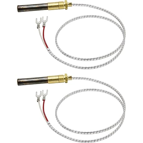 Pair Of 750mV Thermopile Generators, Stove Gas Ovens/Gas FirePlace/Water Heater/Frying Furnace Compatible