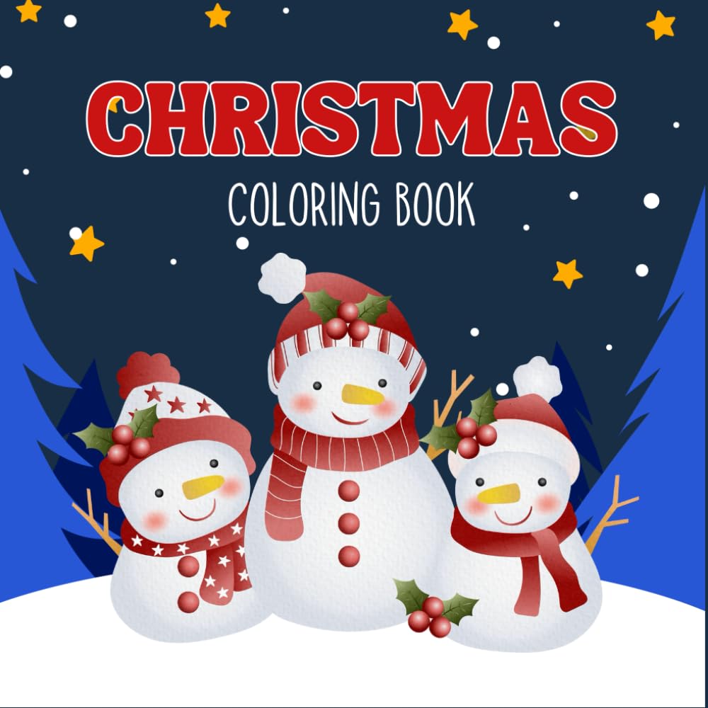 Cozy and Cute Holiday Scenes for Relaxing and Fun Coloring