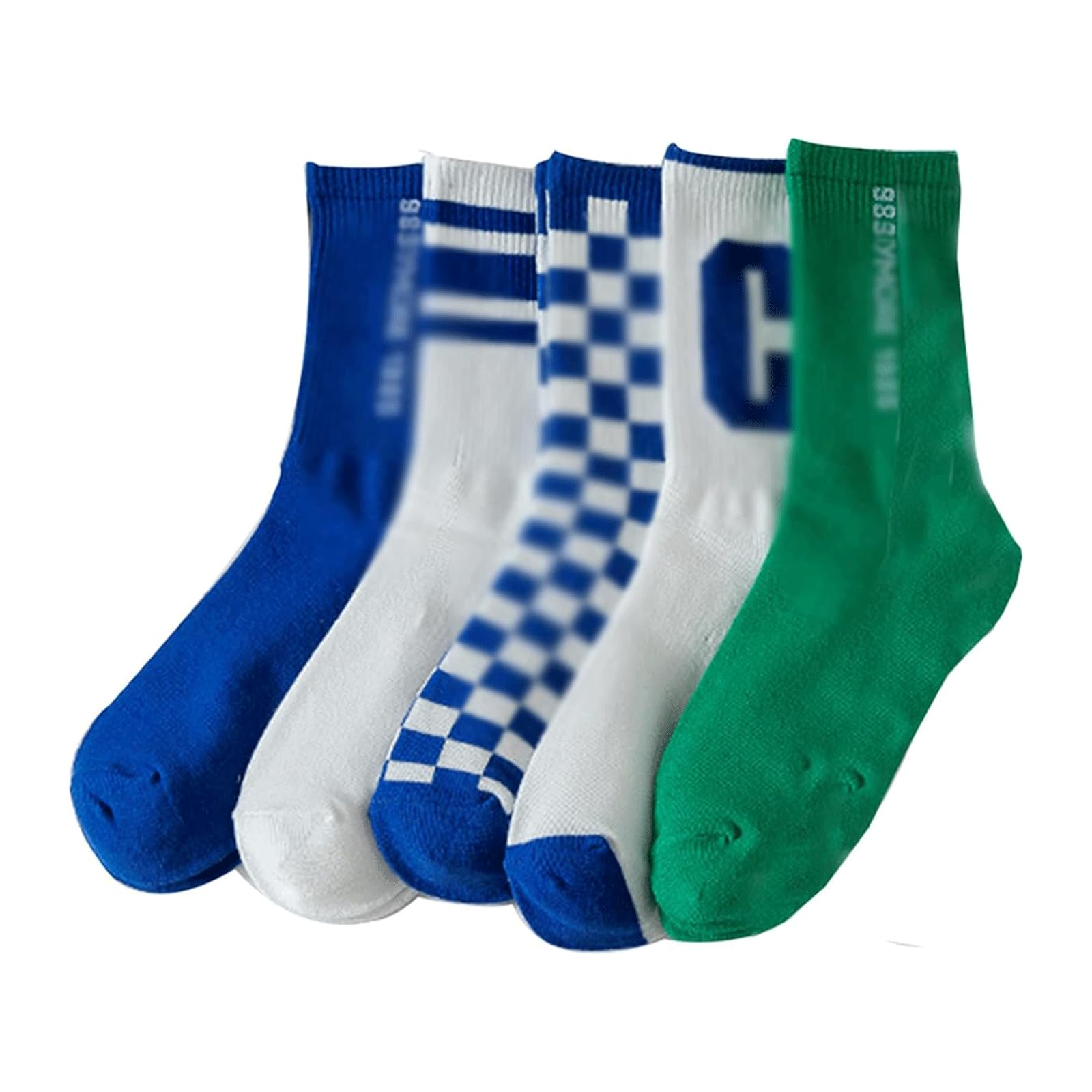 skarpetka Gekamde katoenen lange sokken 5 paar halfhoge sokken Sportlange basketbalsokken Unisex vloersokken Comfortabele hoge sokken Wygodne dopasowanie